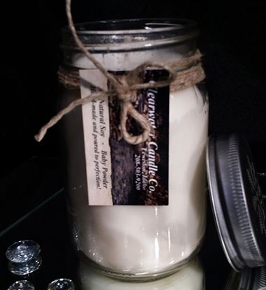 Country Collection - Baby Powder - 16oz Soy Canning Jar