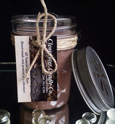 Country Collection - Beer - 8oz Soy Jelly Jar