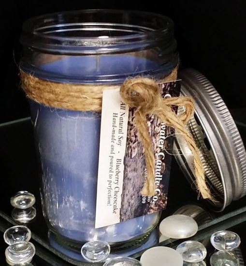 Country Collection - Blueberry Cheesecake - 8oz Soy Jelly Jar