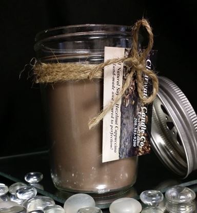 Country Collection - Hazelnut Cappuccino - 8oz Soy Jelly Jar