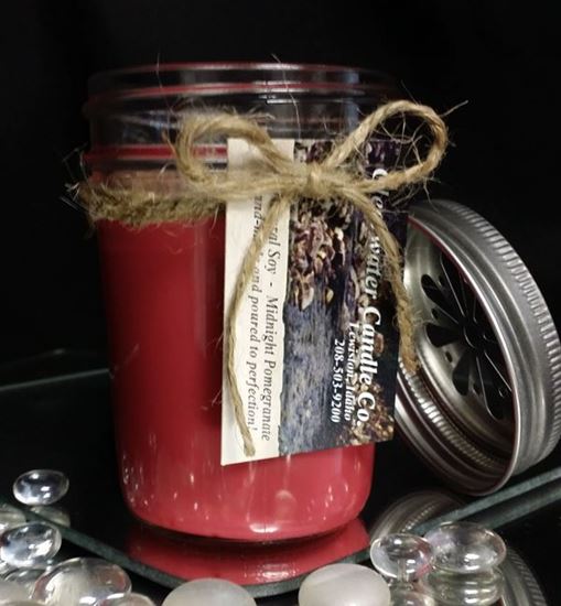 Country Collection - Pomegranate - 8oz Soy Jelly Jar