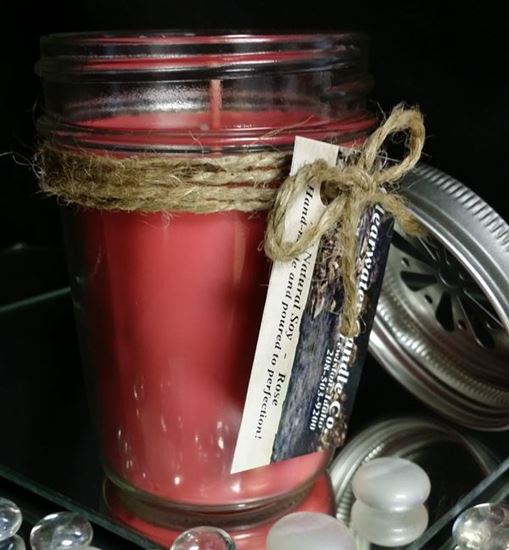 Country Collection - Rose - 8oz Soy Jelly Jar