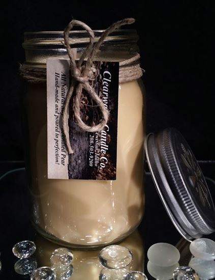 Country Collection - Brandied Pear - 16oz Soy Canning Jar