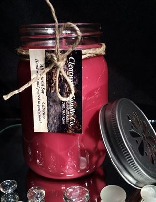 Country Collection - Cabernet - 16oz Soy Canning Jar