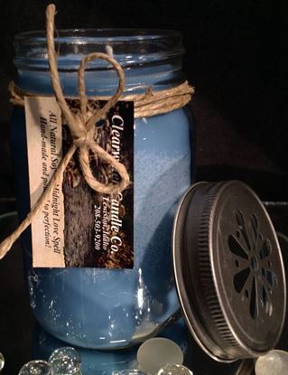 Country Collection - Midnight Love Spell - 16oz Soy Canning Jar