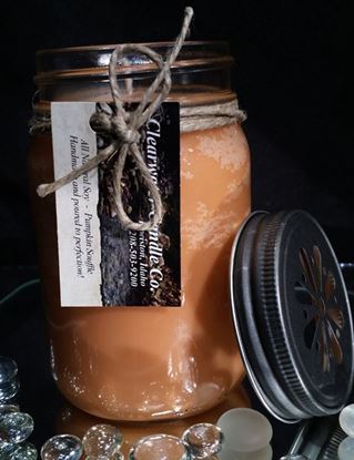 Country Collection - Pumpkin Souffle - 16oz Soy Canning Jar