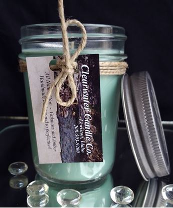 Country Collection - Oak Moss and Amber - 8oz Soy Jelly Jar