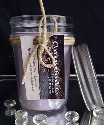 Country Collection - Lavender - 8oz Soy Jelly Jar